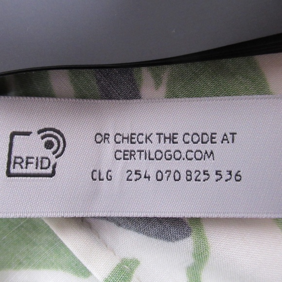 Palm Angels Women's Hibiscus Bowling Shirt Over Green White Size S Super Relaxed - Picture 12 of 12